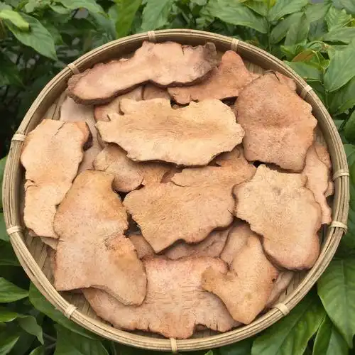 茯苓客家深山薄片新鲜野生500g干片非白汤料茯苓