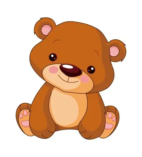 小熊图片 可爱 显得呆萌笨拙