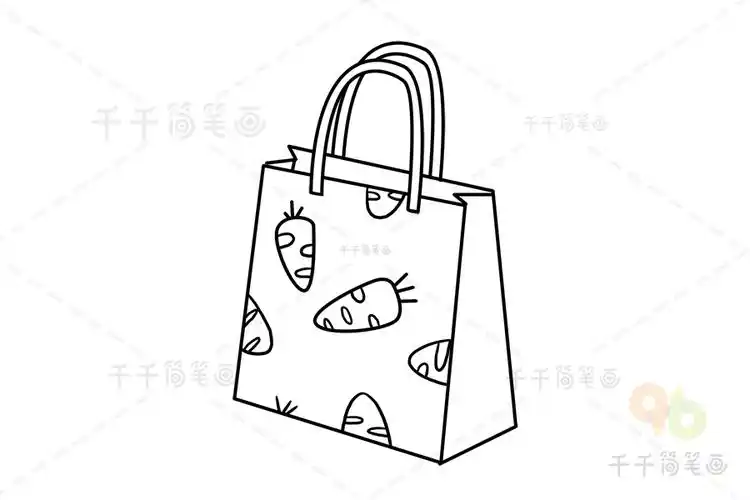 纸袋简笔画如何画