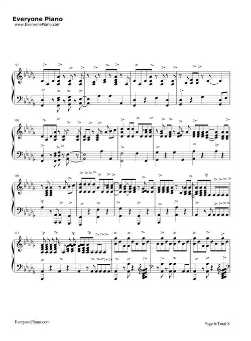 all of me 完整版-jon schmidt五线谱预览6