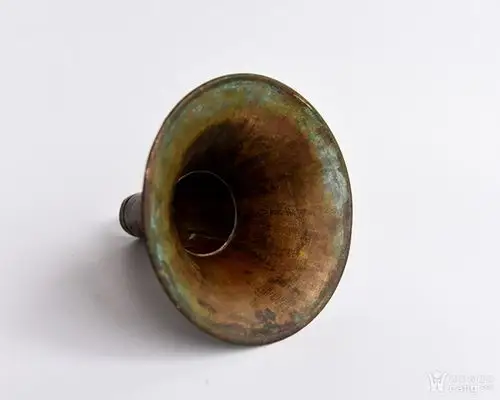 民国黄铜唢呐碗 古董老唢呐 纯手工纯铜唢呐配件老乐器