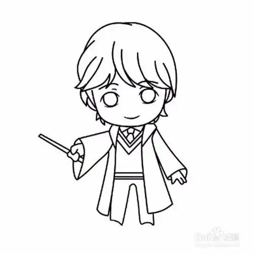 罗恩简笔画卡通