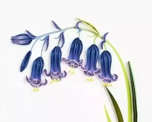 不常见的衍纸艺术立体纸卷做的花也能这么美啊