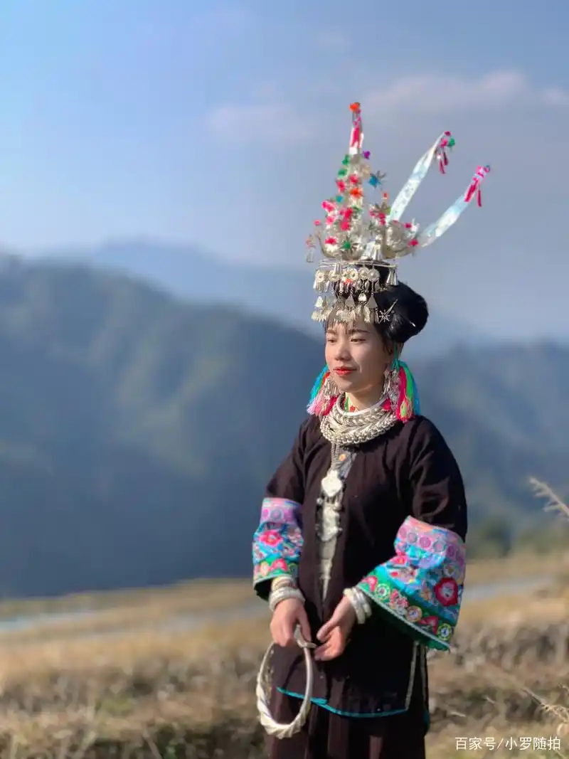 贵州黔东南苗族女孩子