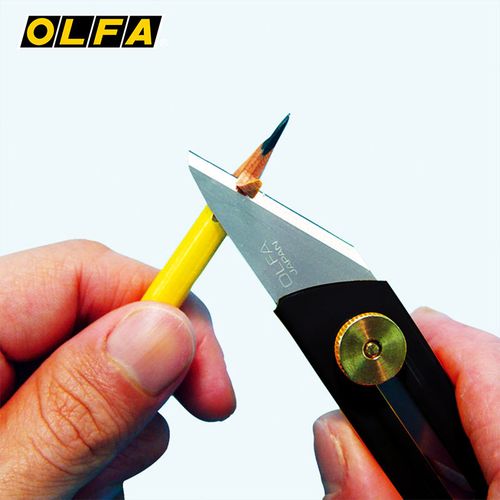 olfa日本ck-1不锈钢替换刀片双刃刀美工刀削笔刀雕刻刀手工模型刀