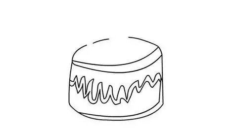 做蛋糕的工具简笔画教程