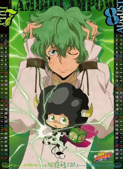 生日快乐当年被十年后的蓝波帅到不行,而且长大后蓝波还是津叔配音的!