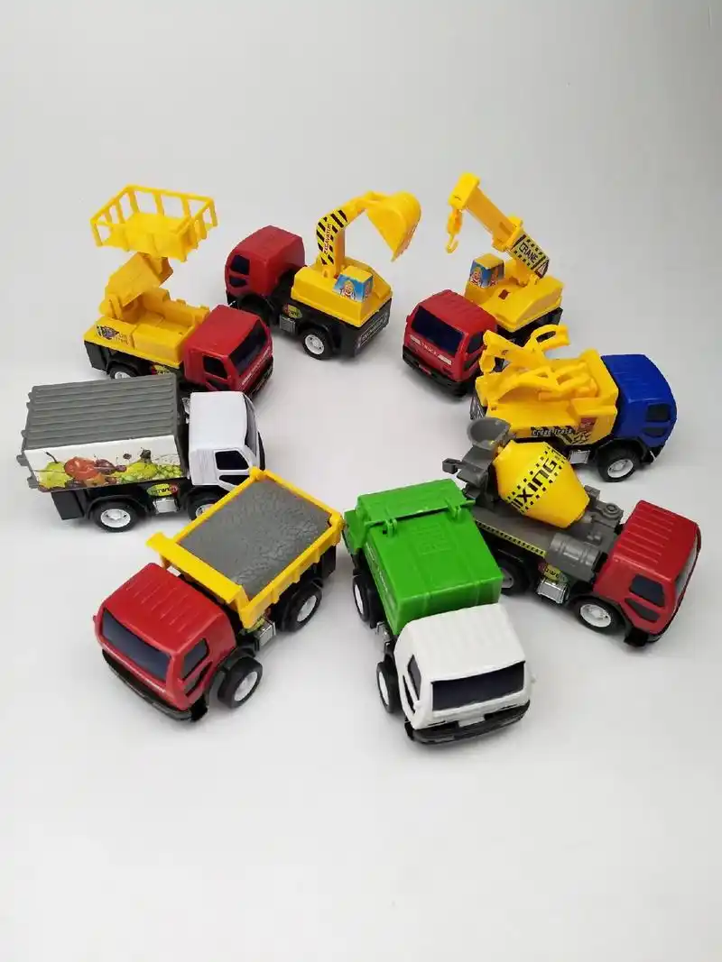 工程车挖掘机铲车吊车推土机儿童玩具大全套装组合男孩宝宝3-4 - 抖音
