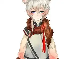 梦想的道路上———1月23日 (鸳鸯眼大白猫拟人) 临摹