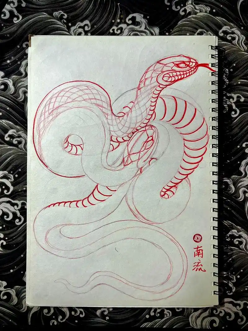 双头蛇.昨夜里的"流式蛇",给九班的学生添菜 #东方美学 # - 抖音