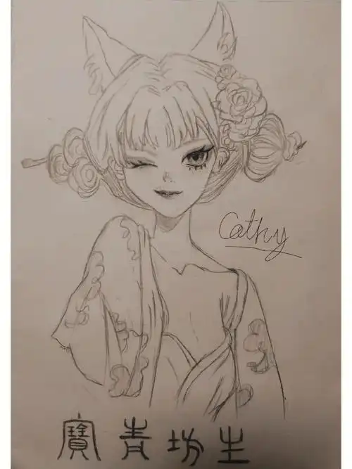 临摹一个小狐狸02