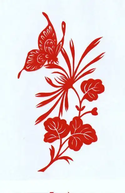 花语大全花的剪纸