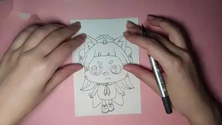 如何用一张纸画皓月公主3次变身升级手绘出来会啥样太搞笑了-少儿