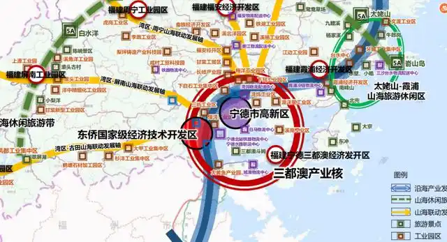 涉及3个区县,纳入19个乡镇!宁德市中心城区最新规划出炉