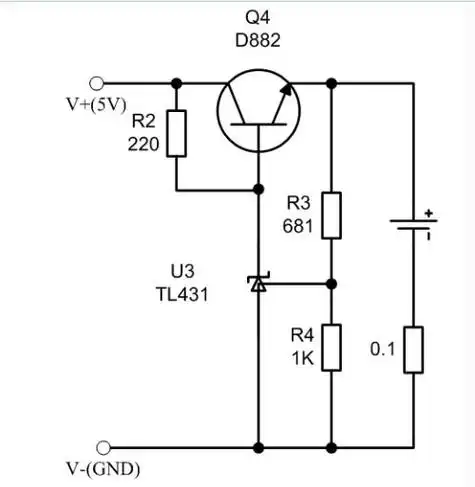 求设计一个简单的充电控制电路