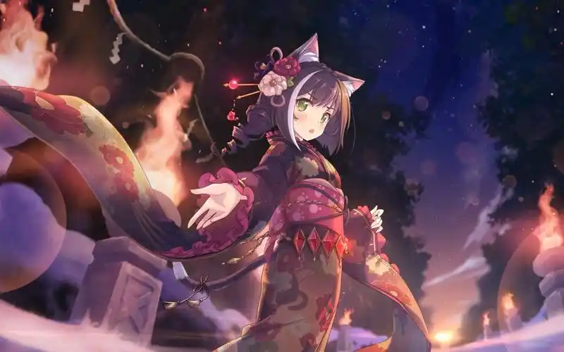 【公主连结】凯露全形态动态立绘(最喜欢猫猫了!