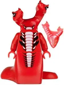 lego 乐高 幻影忍者 人仔 njo049 白色原配背 红蛇怪 9445