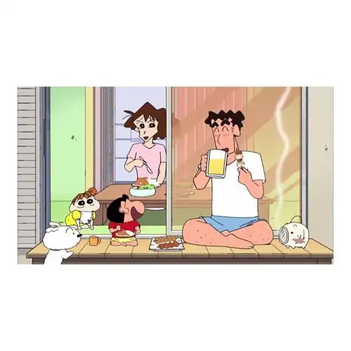 蜡笔小新 野原一家