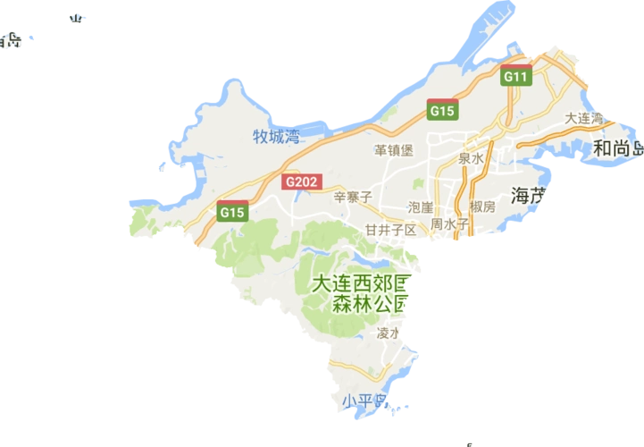 甘井子区电子地图高清版大图
