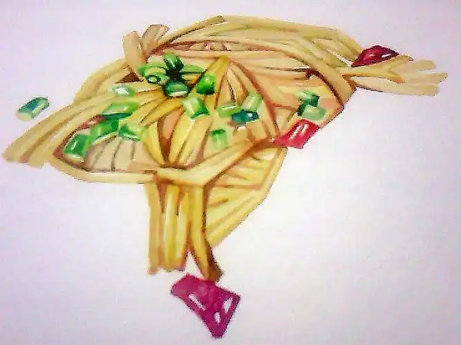 酸辣土豆丝|纯艺术|绘画|唯莹 - 原创作品 - 站酷 (zcool)