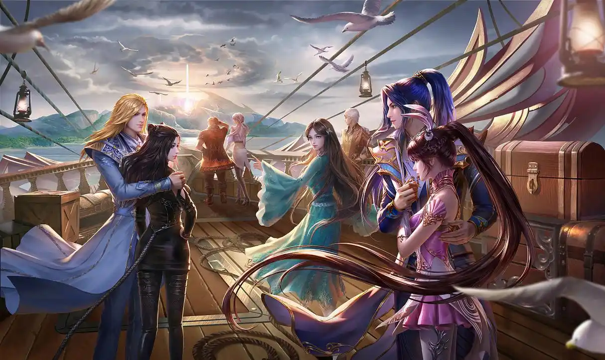 手游《新斗罗大陆》登陆图  海神岛