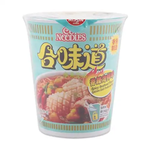 日清合味道香辣海鲜味方便面75g