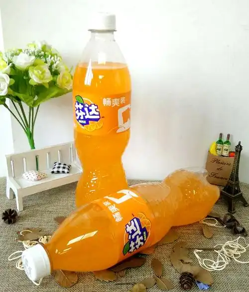 联一商城可口可乐680ml12芬达橙味汽水大瓶畅爽装整箱碳酸饮料
