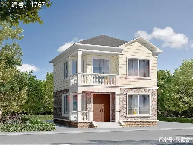 面宽7-8米的农村别墅,设计精美有内涵!小户型自建房专享