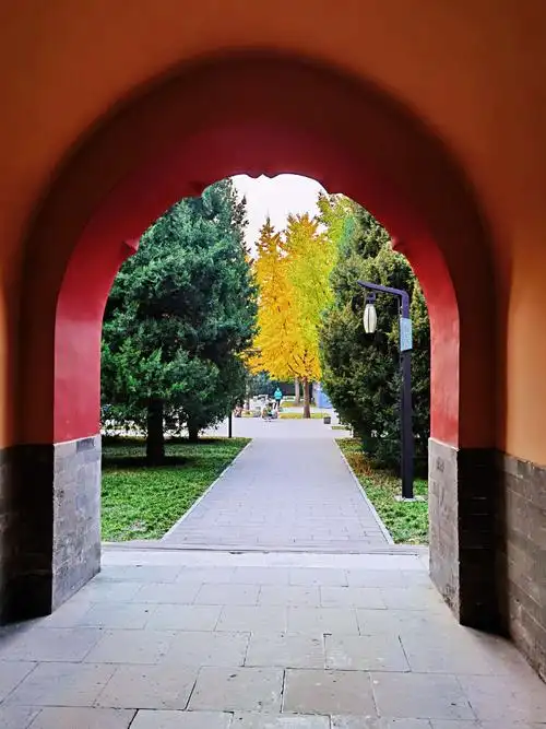 月坛秋色 - 美篇