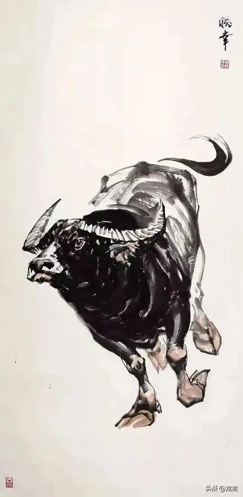 国画牛作品欣赏喜欢的收藏