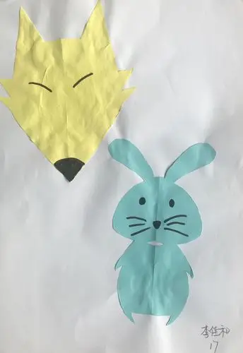 创意几何拼 "系列活动——孩子们眼中缤纷五彩的轴对称图形