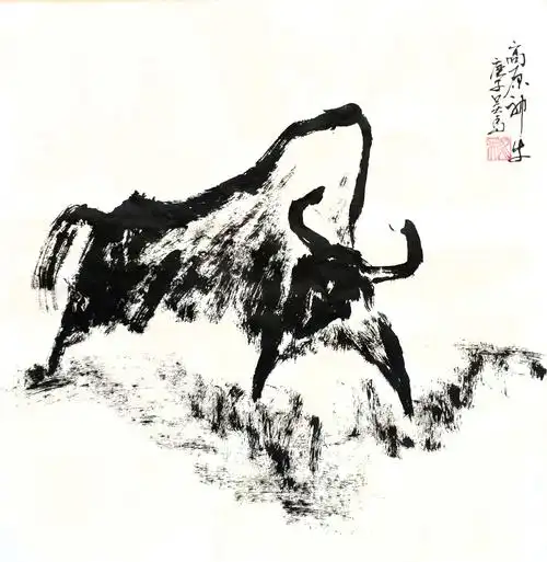 画家吴马辛丑年画牛系列作品(三)