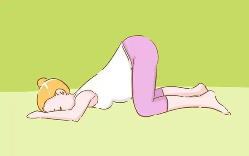 正胎别逞强膝胸卧位坚持不了就休息否则后果很严重