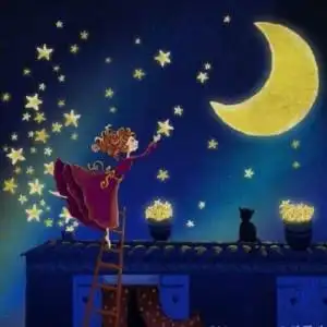 月亮头像图片大全高清唯美的微信月亮头像图片