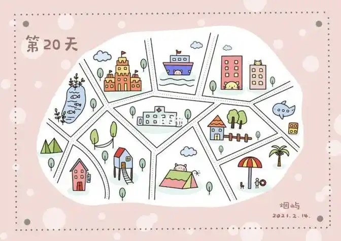 地图简笔画地图简笔画儿童