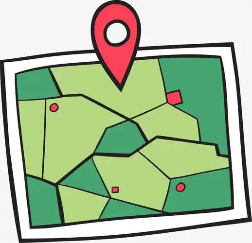 卡通地图旅行免抠素材免费下载_觅元素51yuansu.com