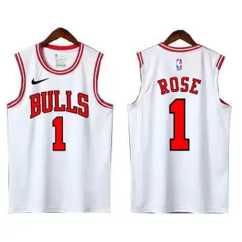 鸿星尔克联名球衣球衣球衣公牛球衣快船球衣男女运动服公牛白色罗斯1