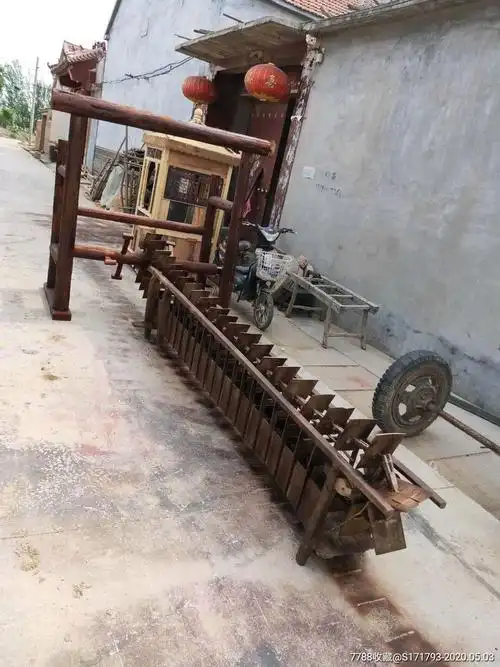 民俗老物件,老水车-价格:3880元-se72768041-农用工具-零售-7788收藏