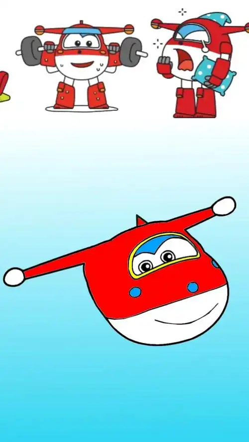 画画原来如此简单#怎么画超级飞侠明星网红队员乐迪