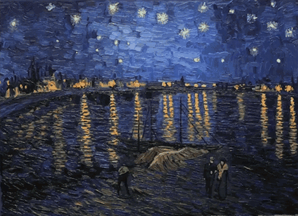 《阿尼埃尔塞纳河大桥》 1887梵高在他短暂的37年的一生中,一共创作了