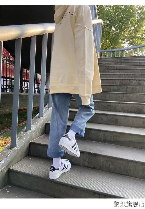 22新款时代少年团宋亚轩同款裤子 时代少年团宋亚轩同款裤子直筒女