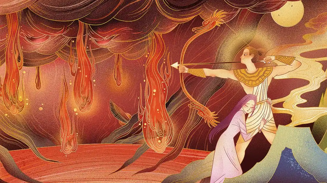 上古神话小说插画