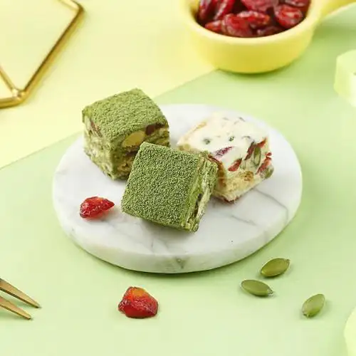 百草味 雪花酥 抹茶味 200gx2