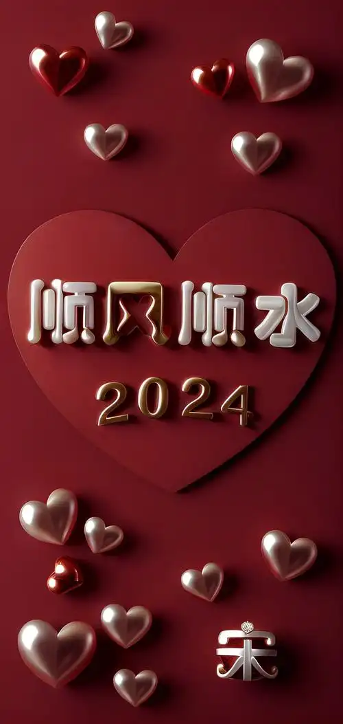 2024顺风顺水发财壁纸 女神必备屏保壁纸