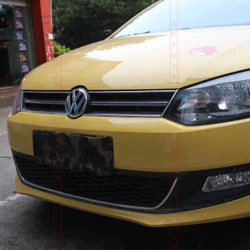 大众11-13新polo波罗中网装饰亮条专用改装镀铬亮条车身车窗饰条