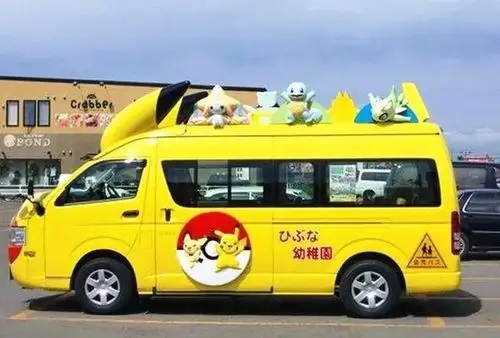 日本幼儿园校车真是萌萌哒-附赠夏季花火大会指南