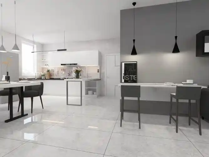 在浅灰色的板面中,丝丝细细地游走着浅色的纹理,不繁杂,不稀少