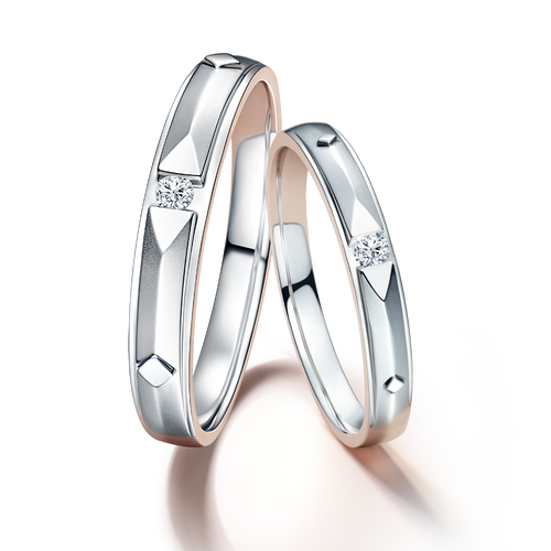 dr 情侣对戒 结婚对戒钻戒 钻石戒指 together系列爱之所向 单女戒 白