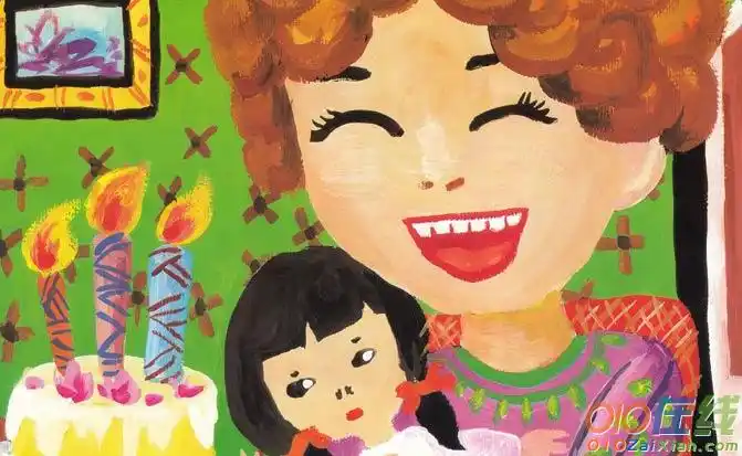 我的妈妈绘画图片