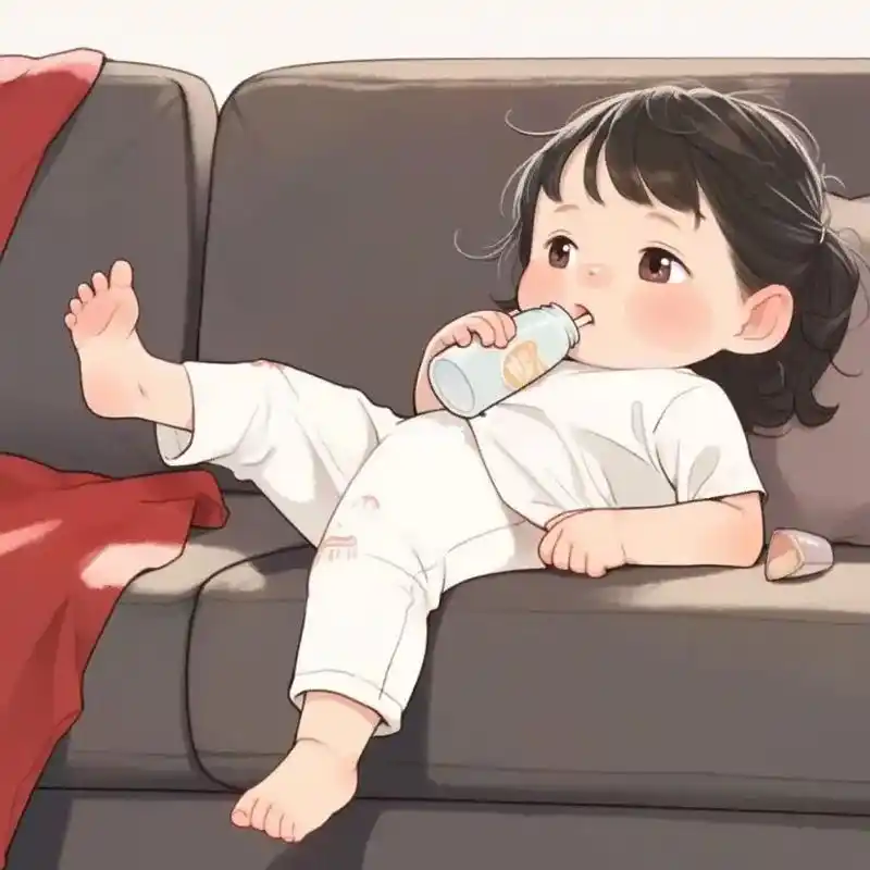 下班啦,开启葛优躺模式#萌娃漫画头像 #无处安放的小脚丫 # - 抖音